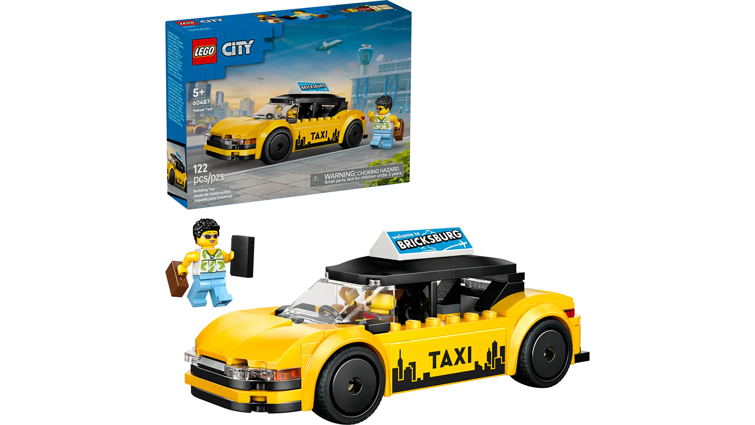 Stavebnice LEGO® City® 60487 Žlutý taxík