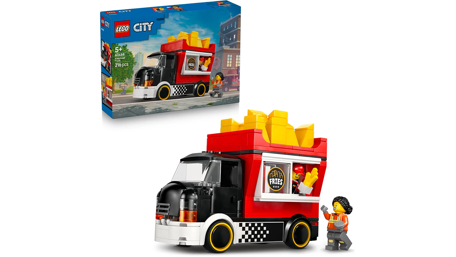 Stavebnice LEGO&reg; City&reg; 60488 Poj&iacute;zdn&eacute; občerstven&iacute; s hranolky