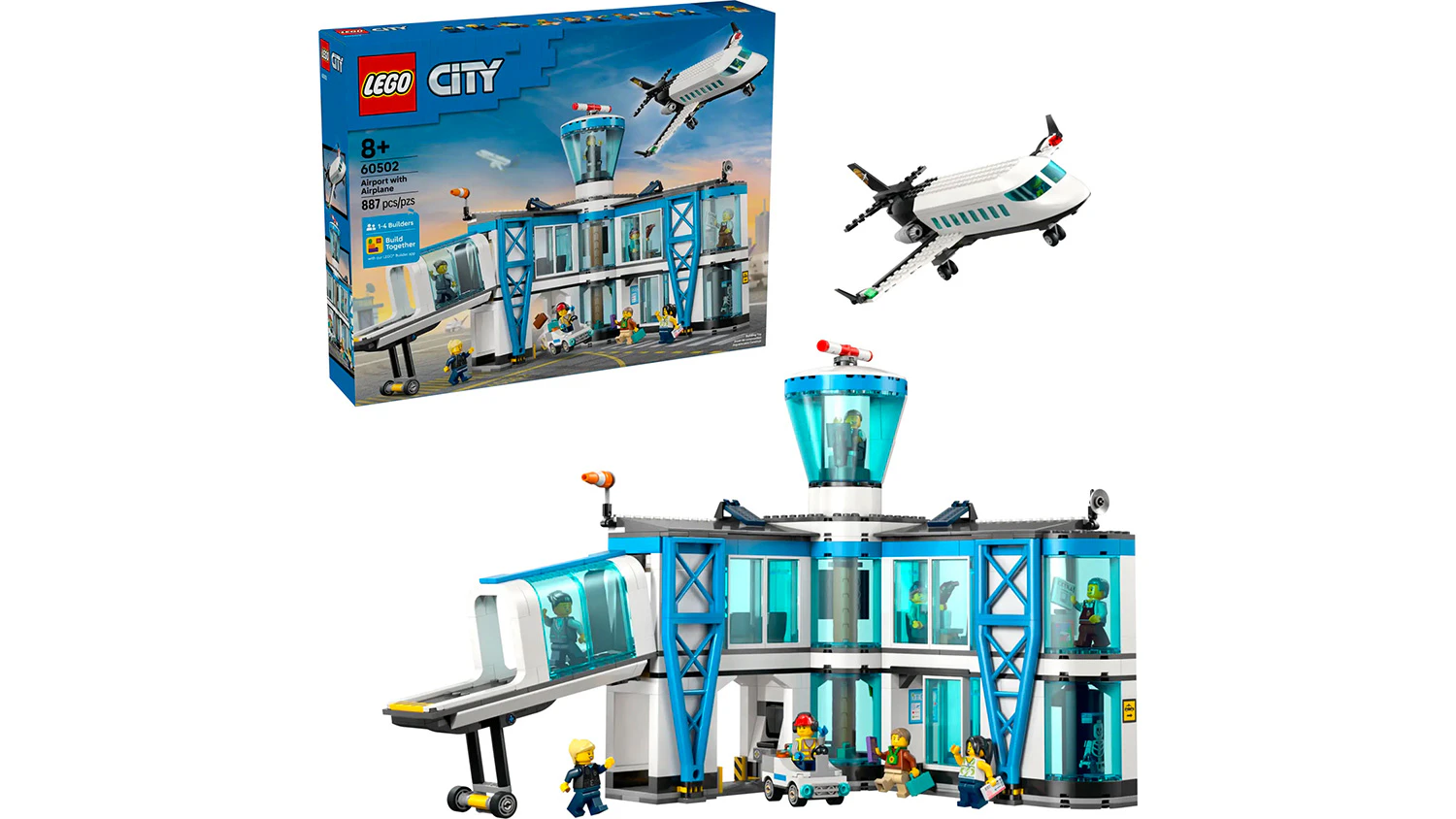 Stavebnice LEGO® City® 60502 Letiště s letadlem