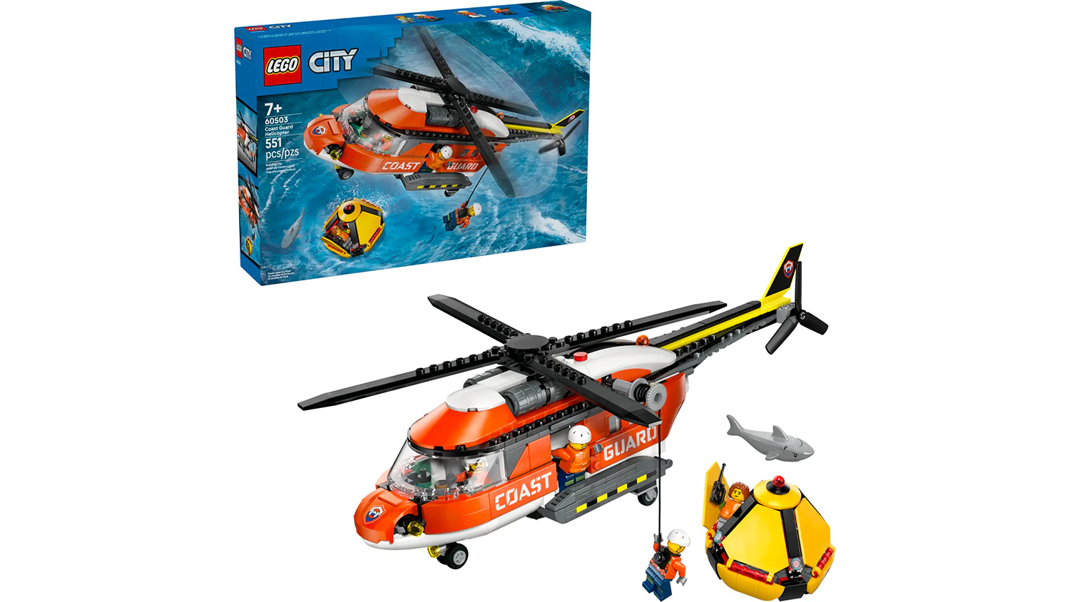 Stavebnica LEGO&reg; City&reg; Helikopt&eacute;ra pobrežnej hliadky