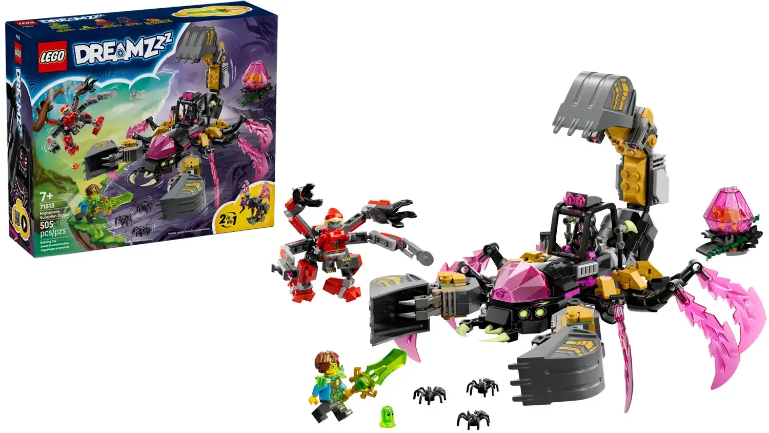 Stavebnica LEGO® DREAMZzz™ 71513 Škorpiónie rýpadlo z nočných môr
