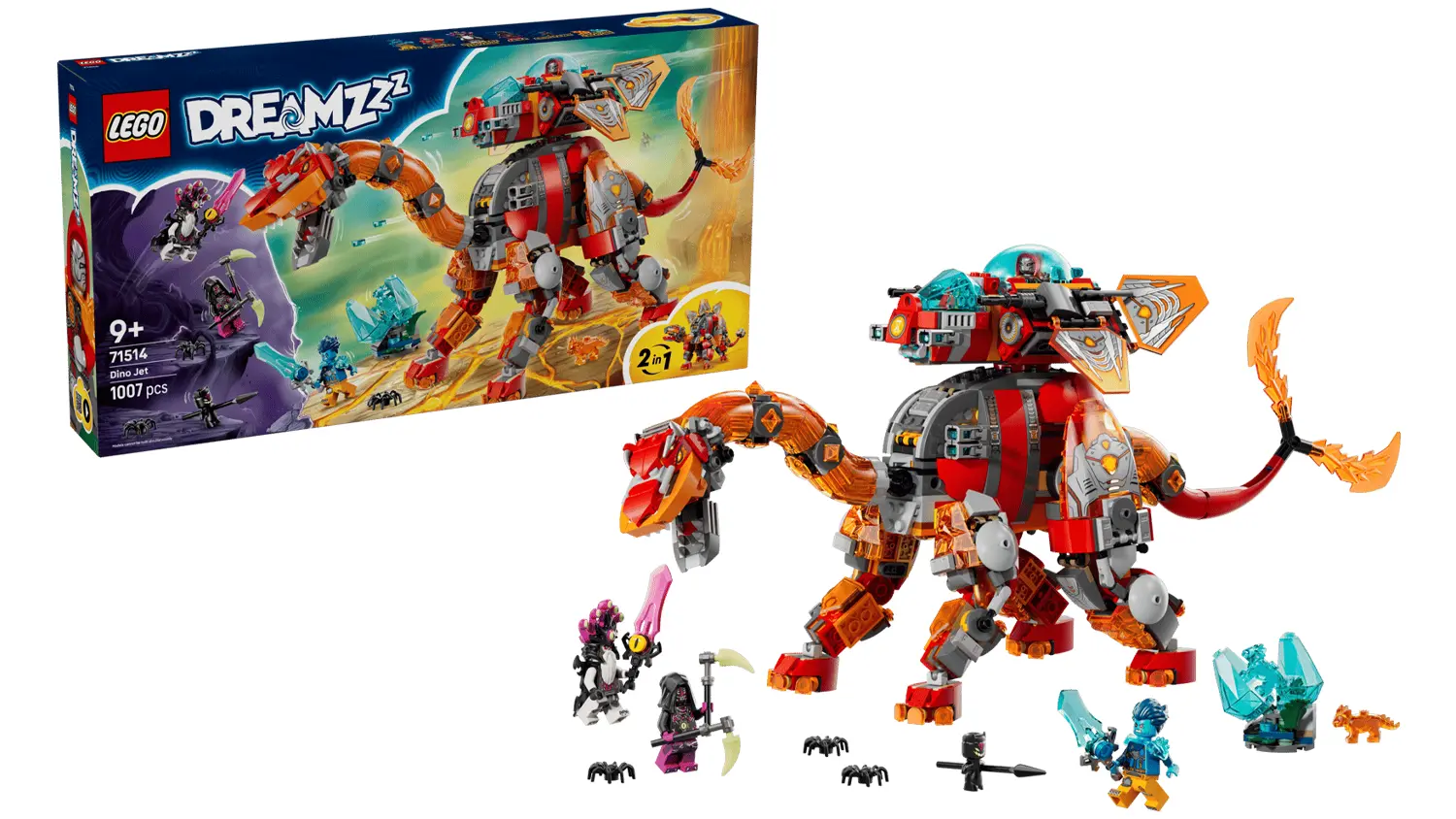 Stavebnica LEGO® DREAMZzz™ 71514 Dinosauria stíhačka