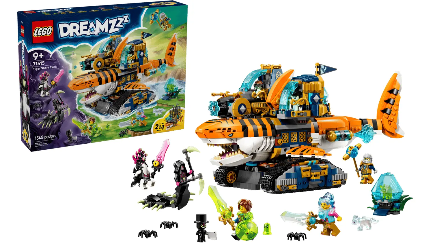 Stavebnica LEGO® DREAMZzz™ 71515 Tigrožraločí tank