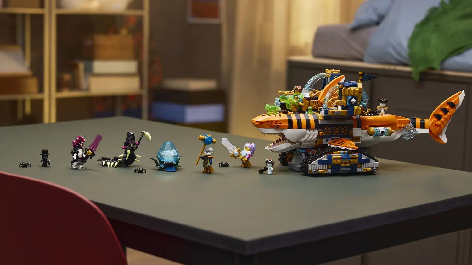 Stavebnica LEGO® DREAMZzz™ 71515 Tigrožraločí tank na výstavke