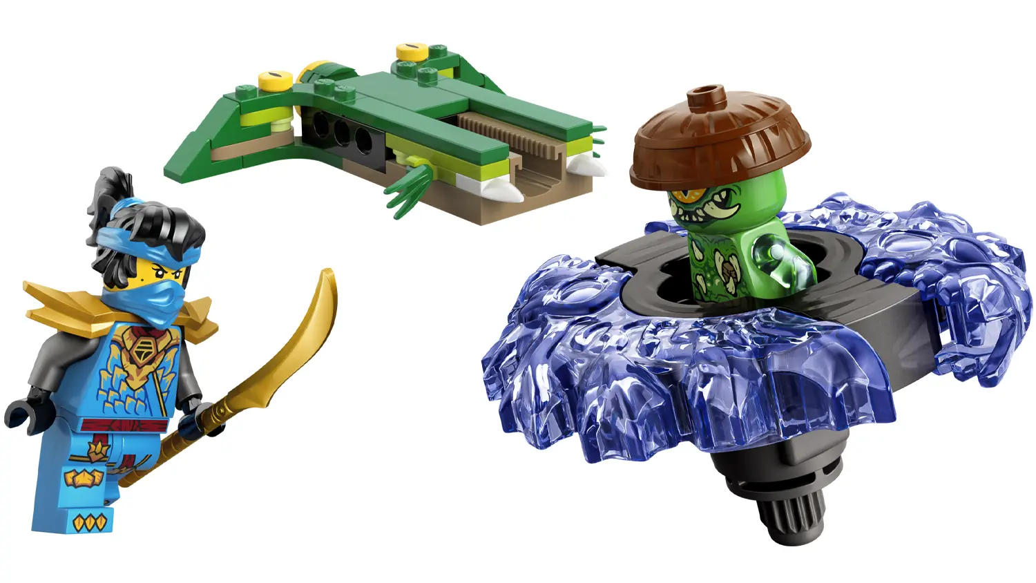 Stavebnica LEGO&reg; NINJAGO&reg; 71849 Nya vs. spinner zmutovan&eacute; pr&iacute;&scaron;ery