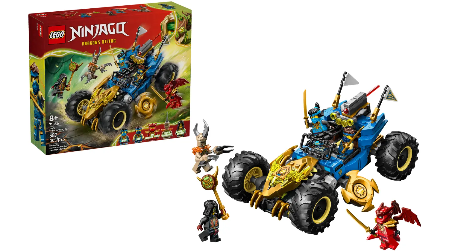 Stavebnice LEGO® NINJAGO® 71856 Jay a jeho transformační auto