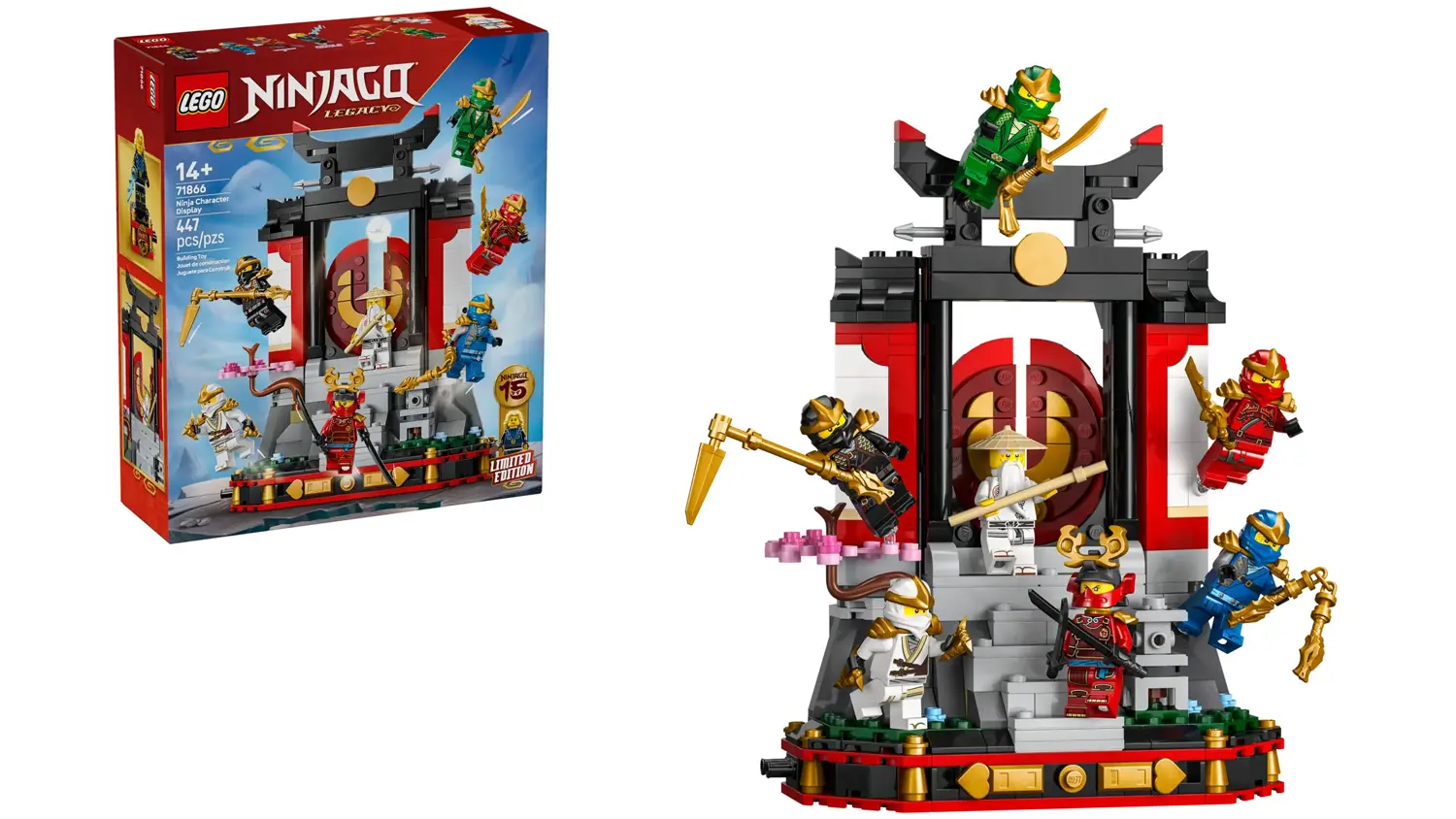 Stavebnice LEGO&reg; NINJAGO&reg; 71866 V&yacute;stavka nindžů: 15 let NINJAGO