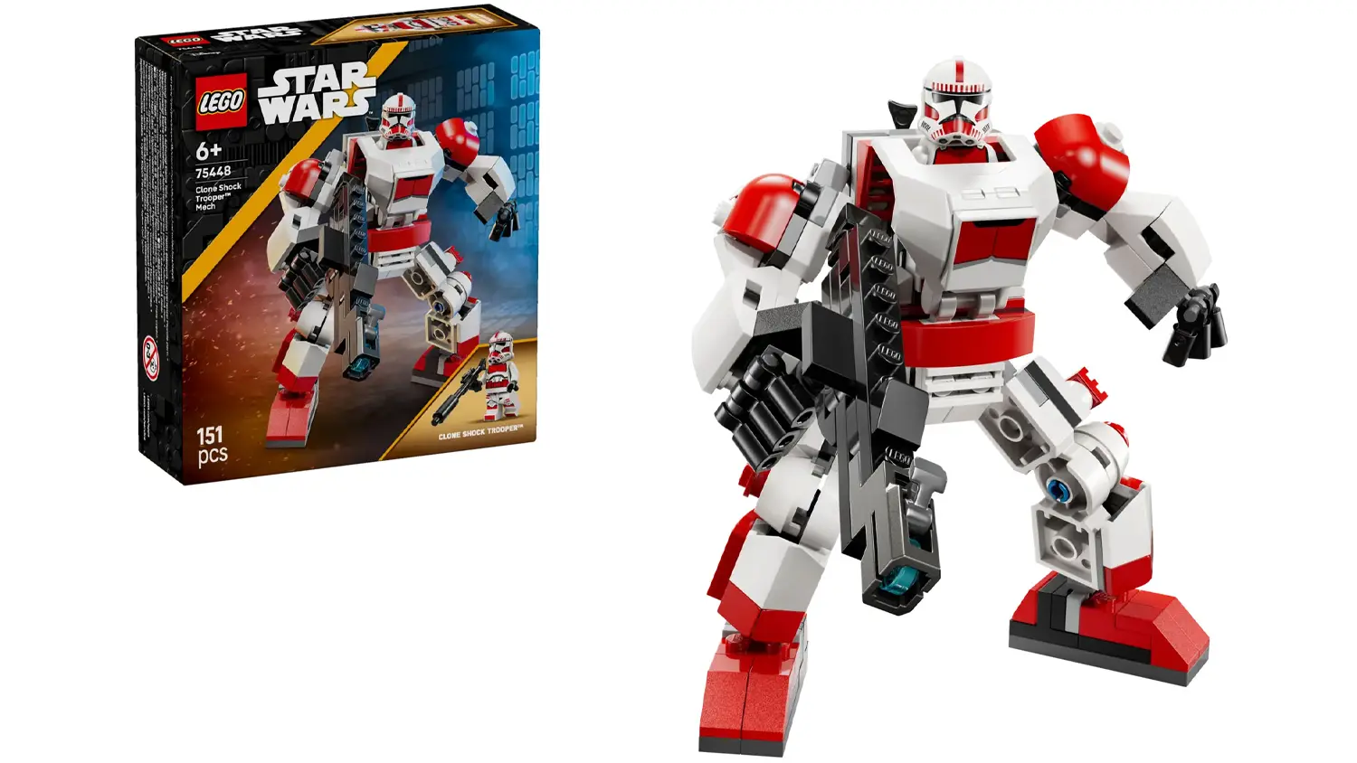 Stavebnica LEGO&reg; Star Wars&trade; 75448 Robotick&yacute; oblek klonov&eacute;ho &scaron;okov&eacute;ho vojaka