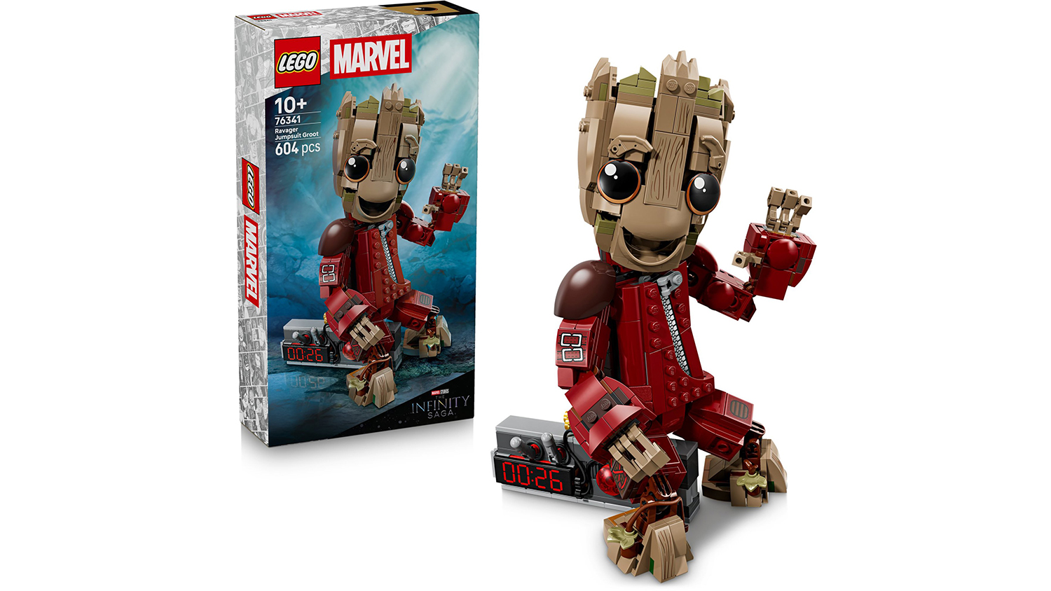 Stavebnica LEGO&reg; Marvel 76341 Groot v kombin&eacute;ze Pleniteľov