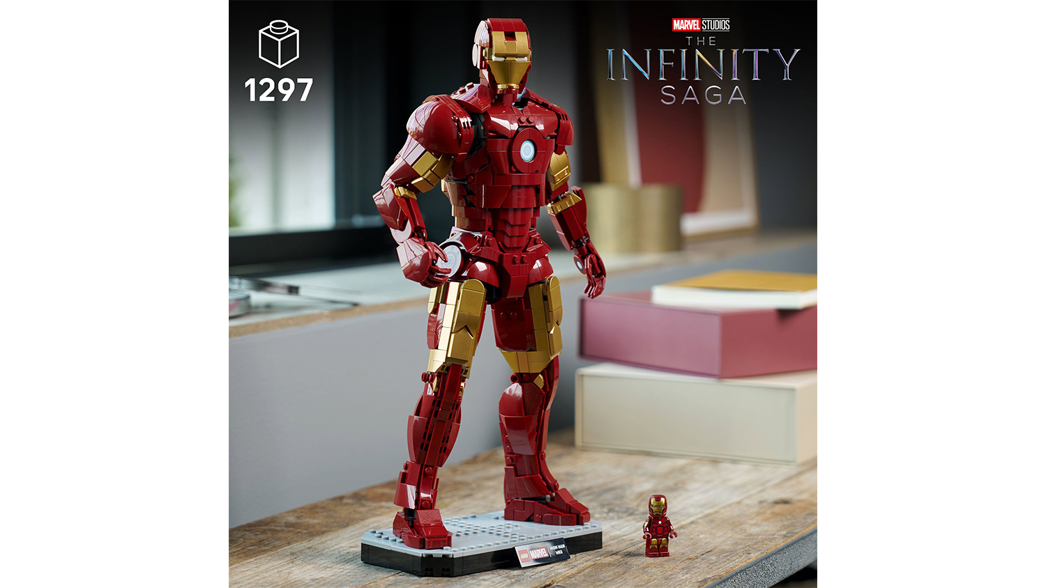 Iron Man vystaven&yacute; na poličke