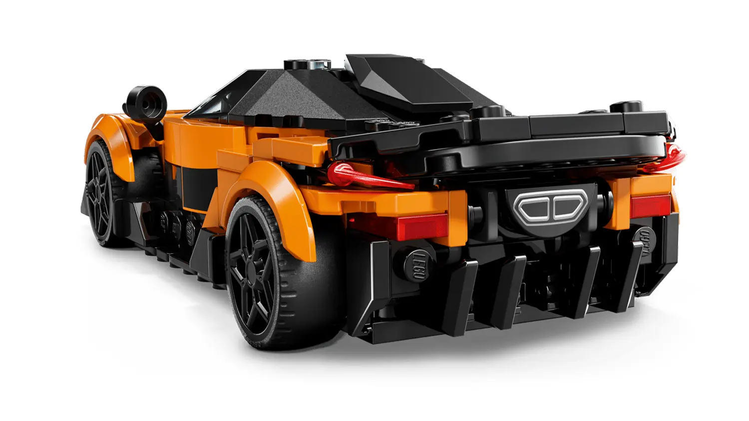 Pohled zezadu na stavebnici LEGO® Speed Champions 77257 McLaren W1