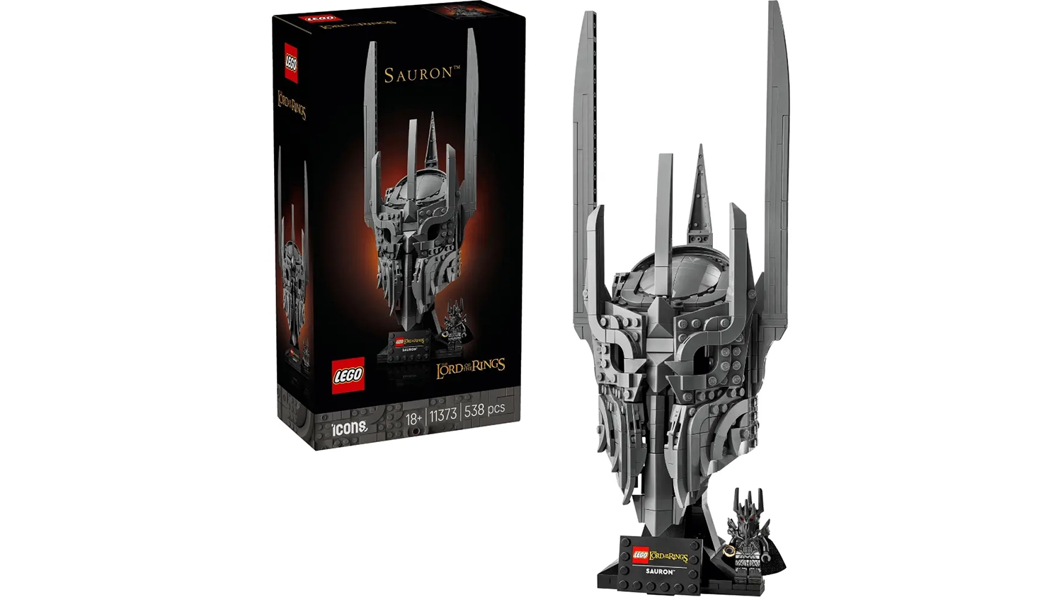 Stavebnice LEGO® Icons 11373 Pán prstenů: Sauronova helma