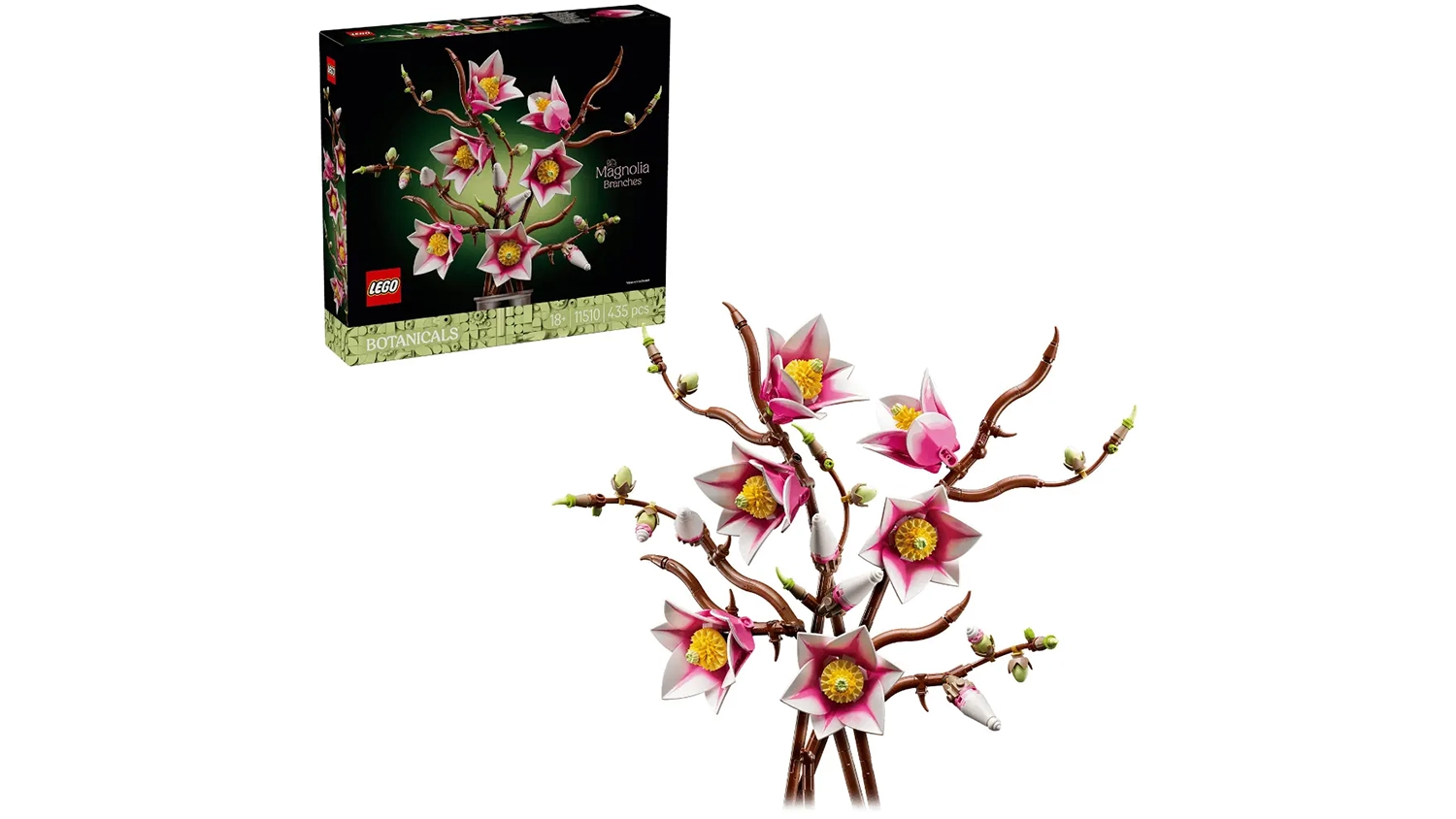 Stavebnica LEGO® Botanicals 11510 Vetvičky magnólie
