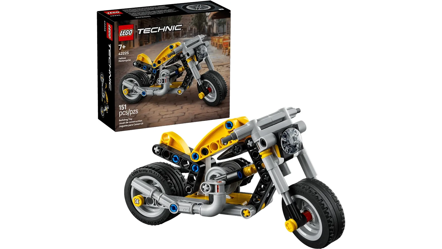 Stavebnice LEGO® Technic 42225 Žlutá motorka