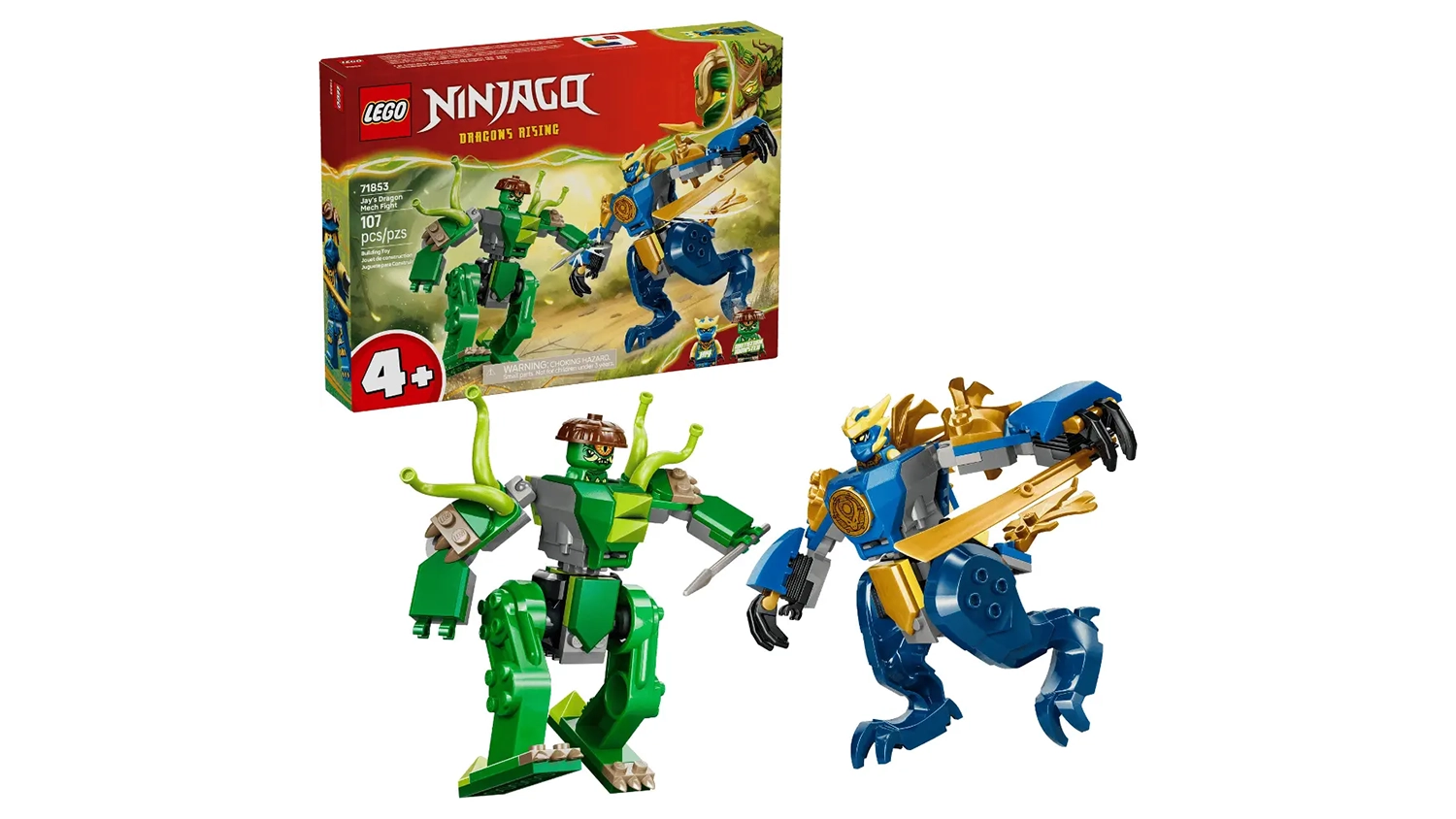 Stavebnice LEGO&reg; NINJAGO&reg; 71853 Jay a boj v drač&iacute;m robotick&eacute;m obleku