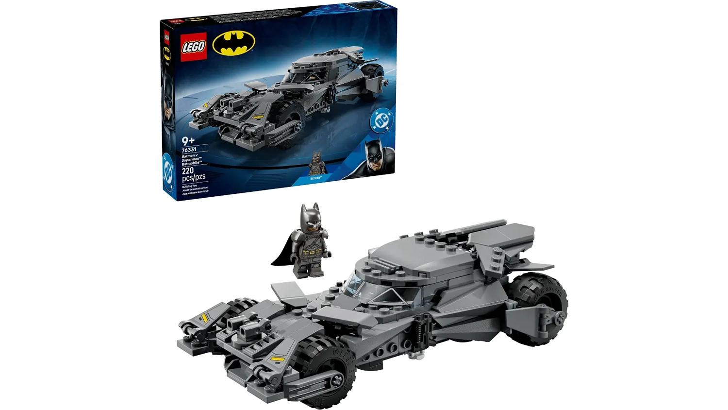 Stavebnice LEGO&reg; DC Batman&trade; 76331 Batman vs. Superman&trade;: Batmobil