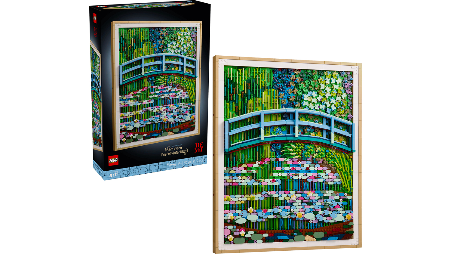 Stavebnice LEGO® Art 31220 Claude Monet – Most nad jezírkem s lekníny