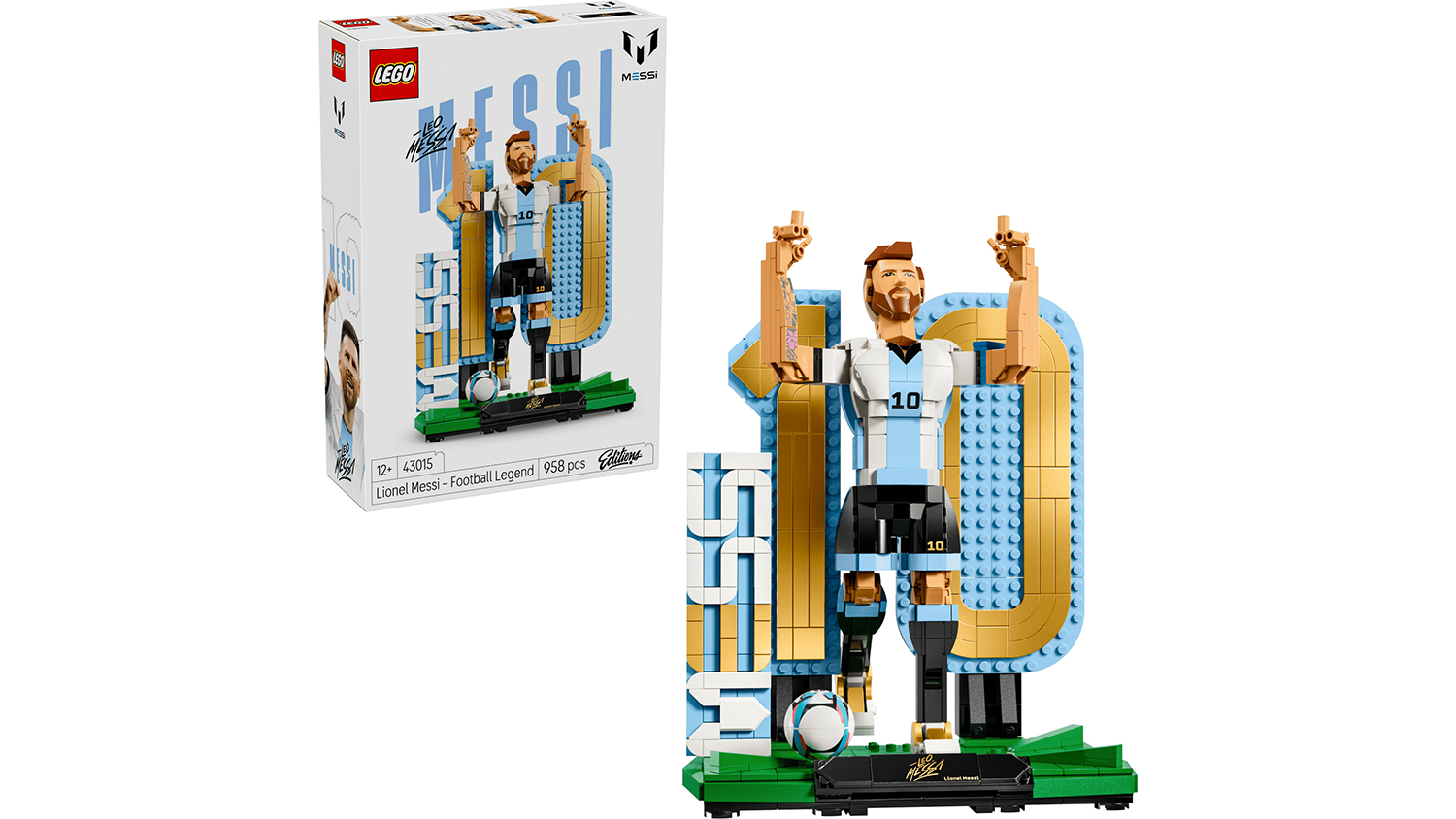 Stavebnica LEGO&reg; Editions 43015 Lionel Messi &ndash; Futbalov&aacute; legenda
