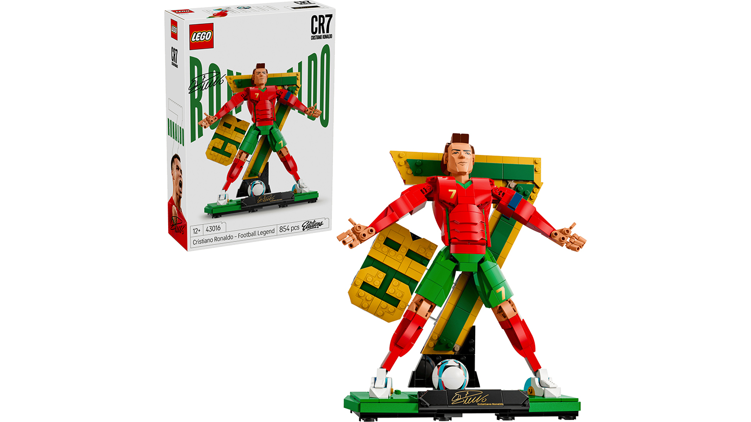 Stavebnice LEGO&reg; Editions 43016 Cristiano Ronaldo &ndash; Fotbalov&aacute; legenda