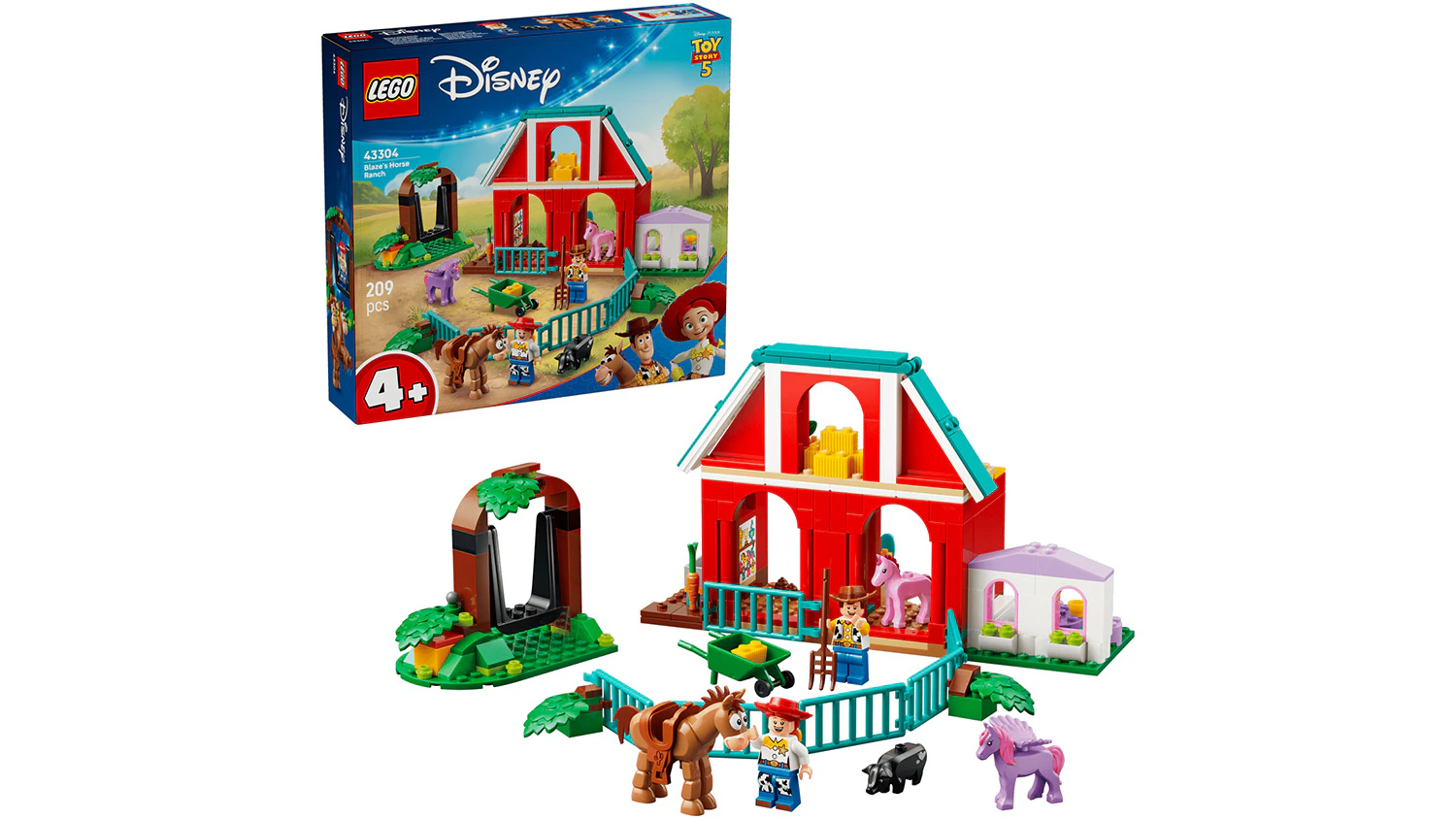 Stavebnica LEGO® Disney™ 43304 Blazeova konská farma