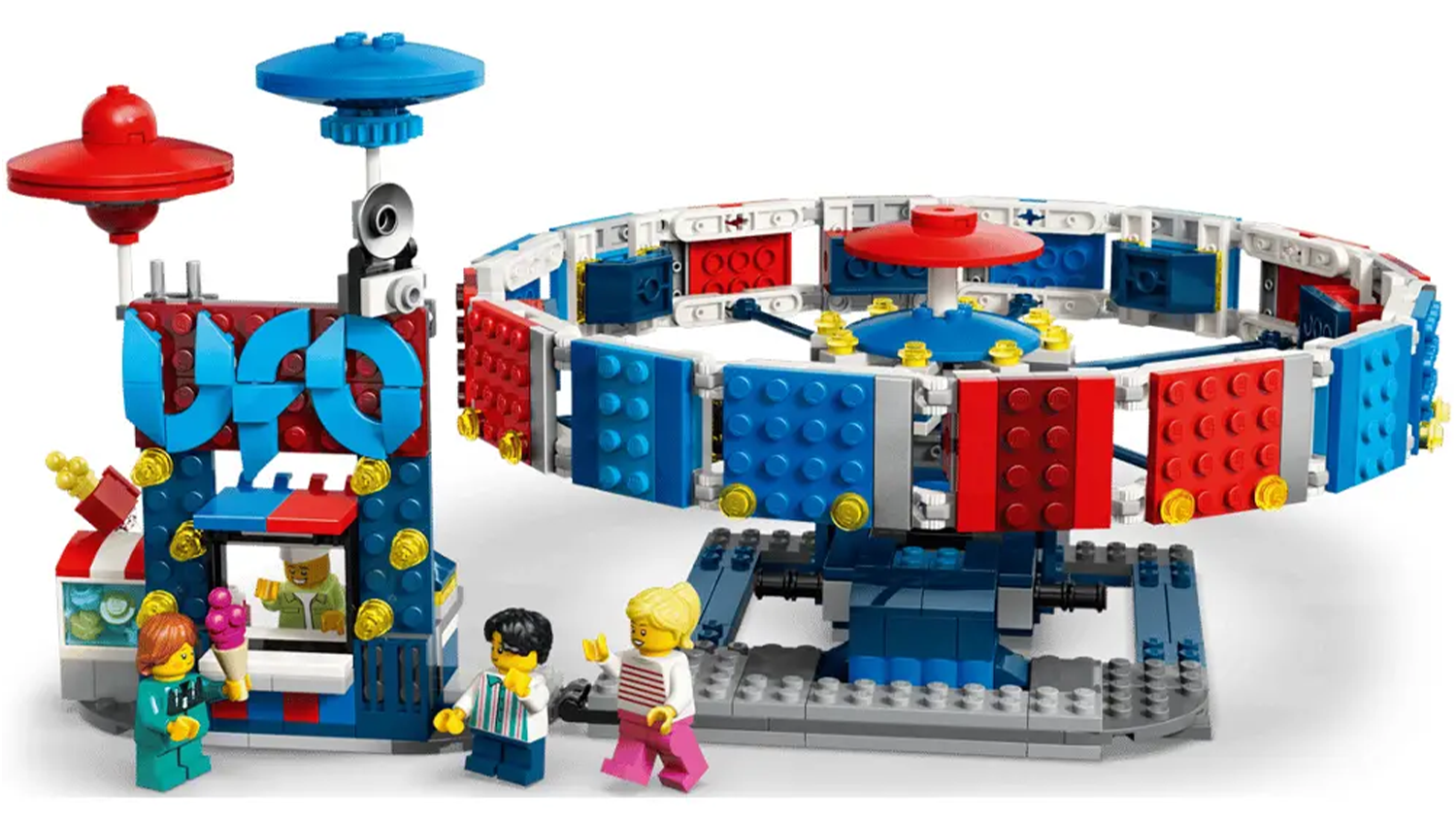 Kolotoč UFO postavené za stavebnice LEGO® Creator 3v1 31389 Kultovní ruské kolo