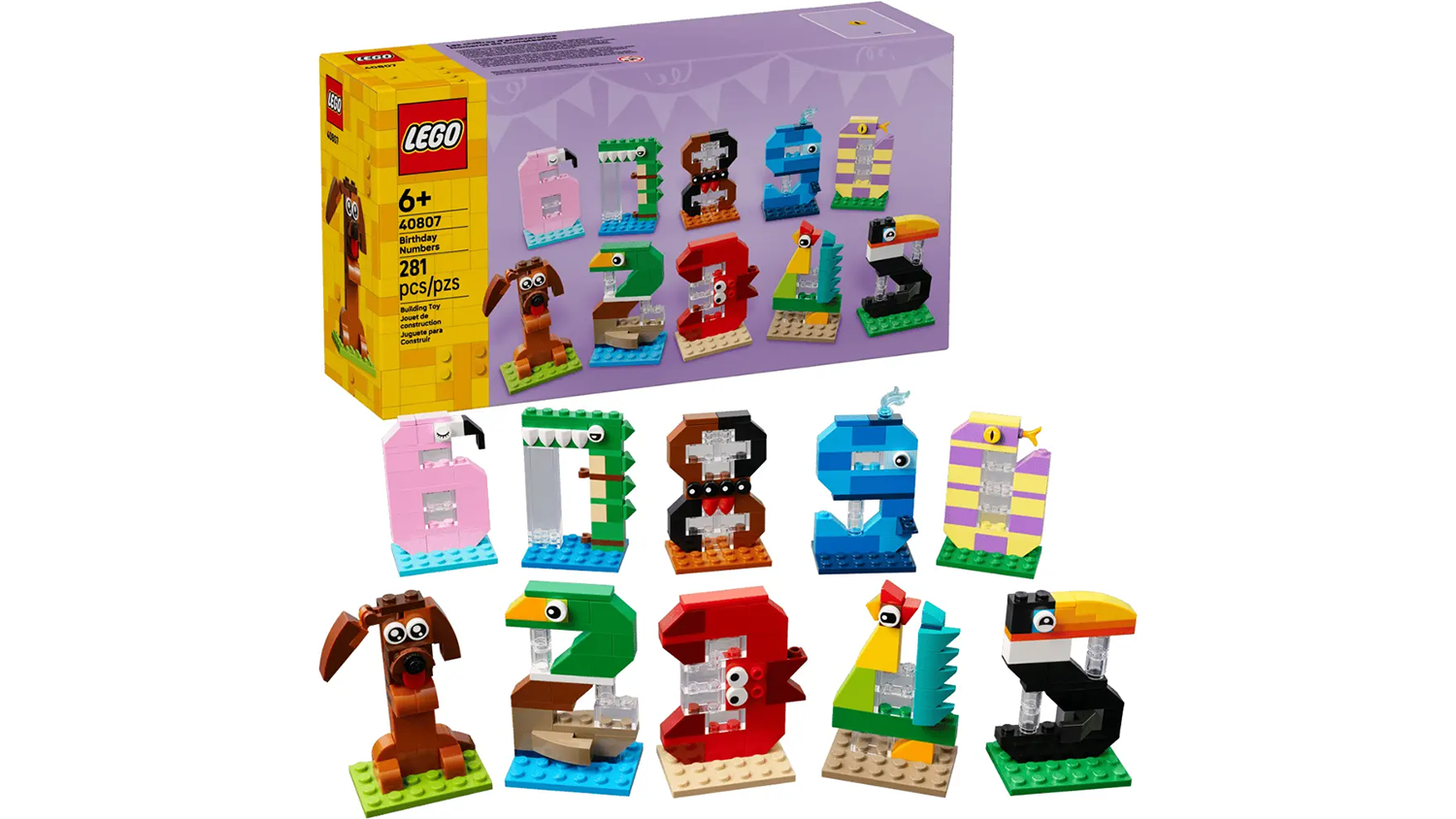 Stavebnice LEGO® Iconic 40807 Narozeninová čísla