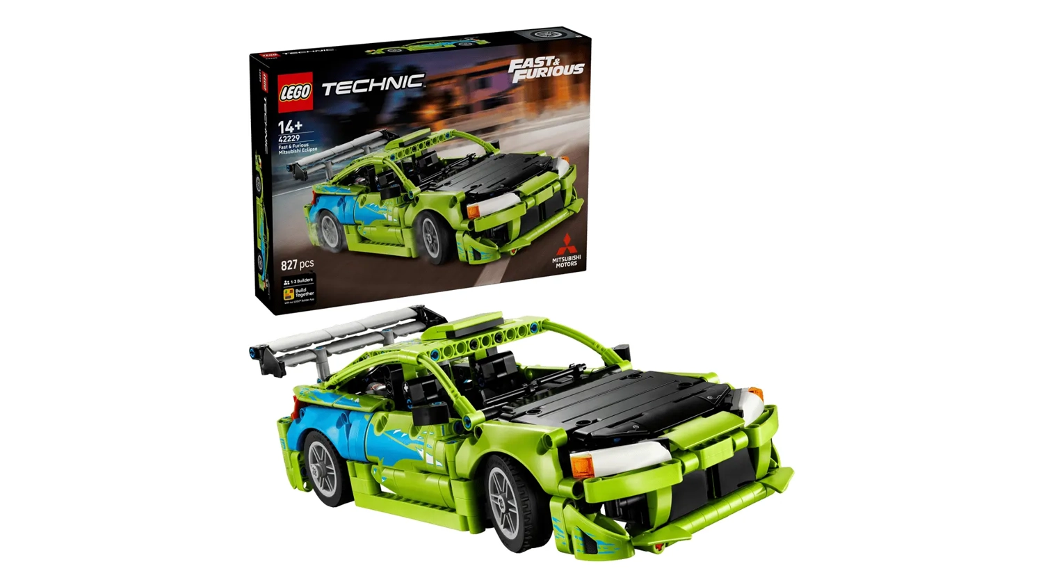 Balen&iacute; stavebnice LEGO&reg; Technic 42229 Auto Fast and Furious Mitsubishi Eclipse + auto