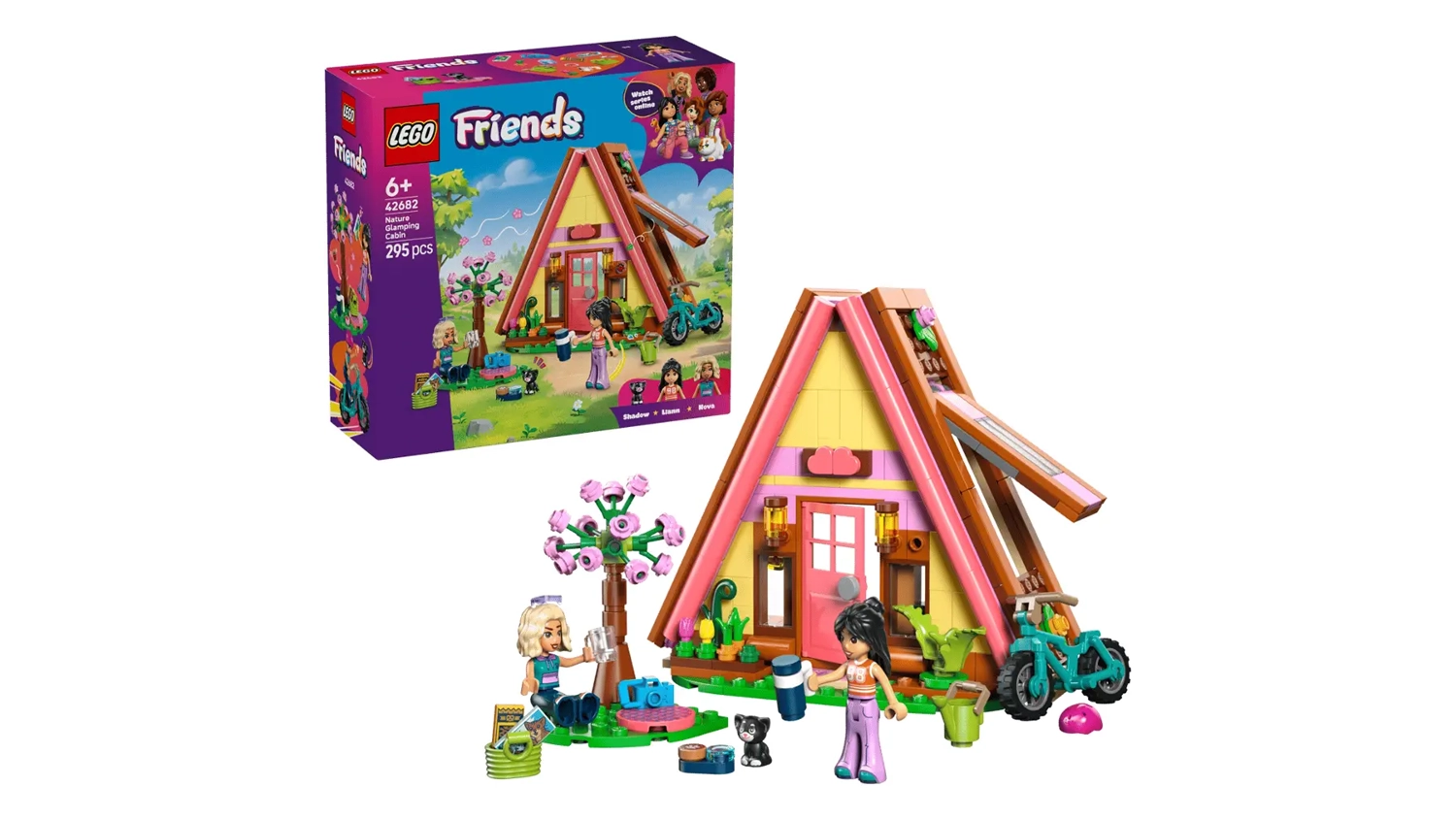Balen&iacute; a stavebnice LEGO&reg; Friends 42682 Glampingov&aacute; chata v př&iacute;rodě