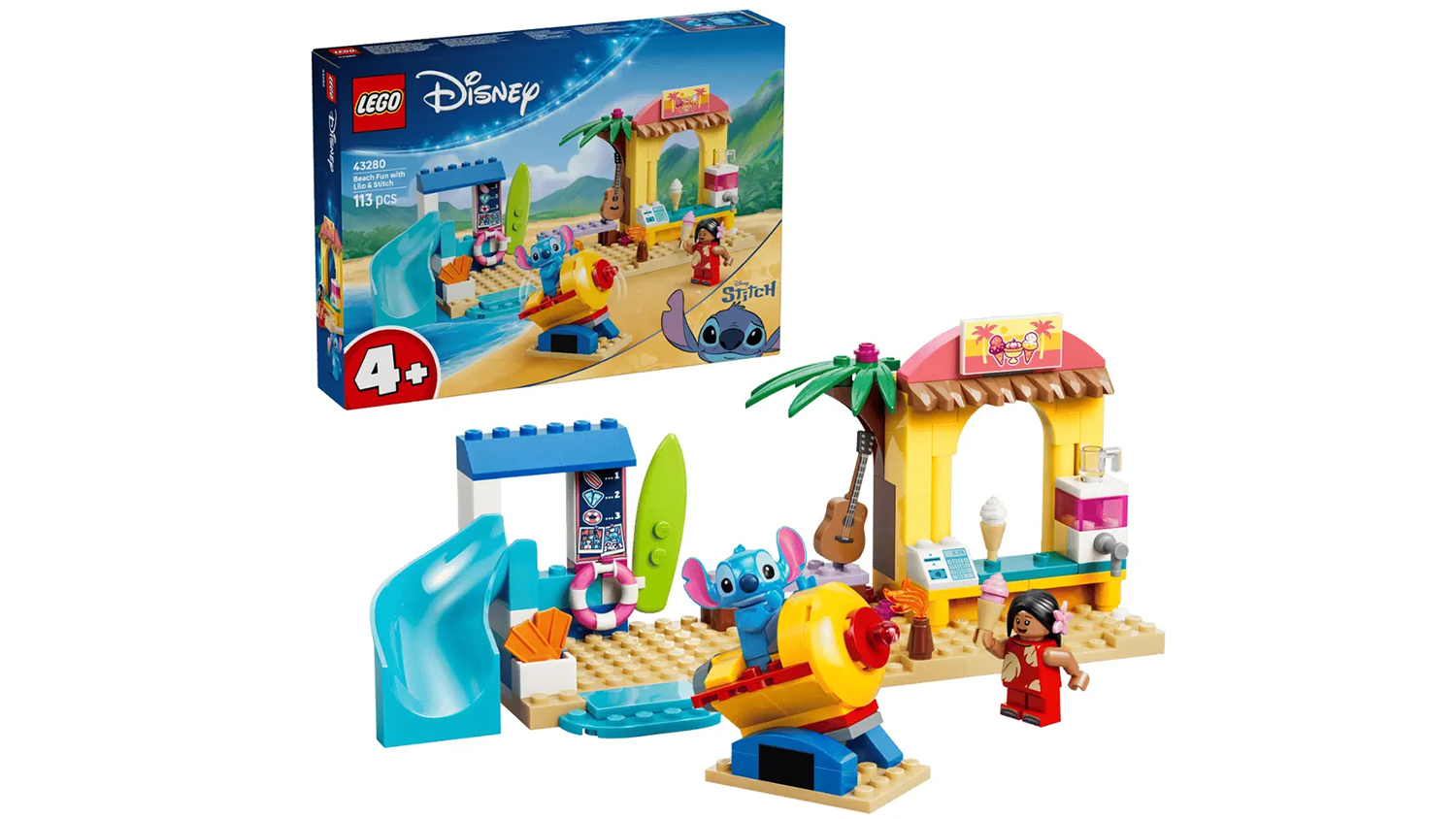 Stavebnice LEGO® Disney Classic 43280 Zábava na pláži s Lilo a Stitchem