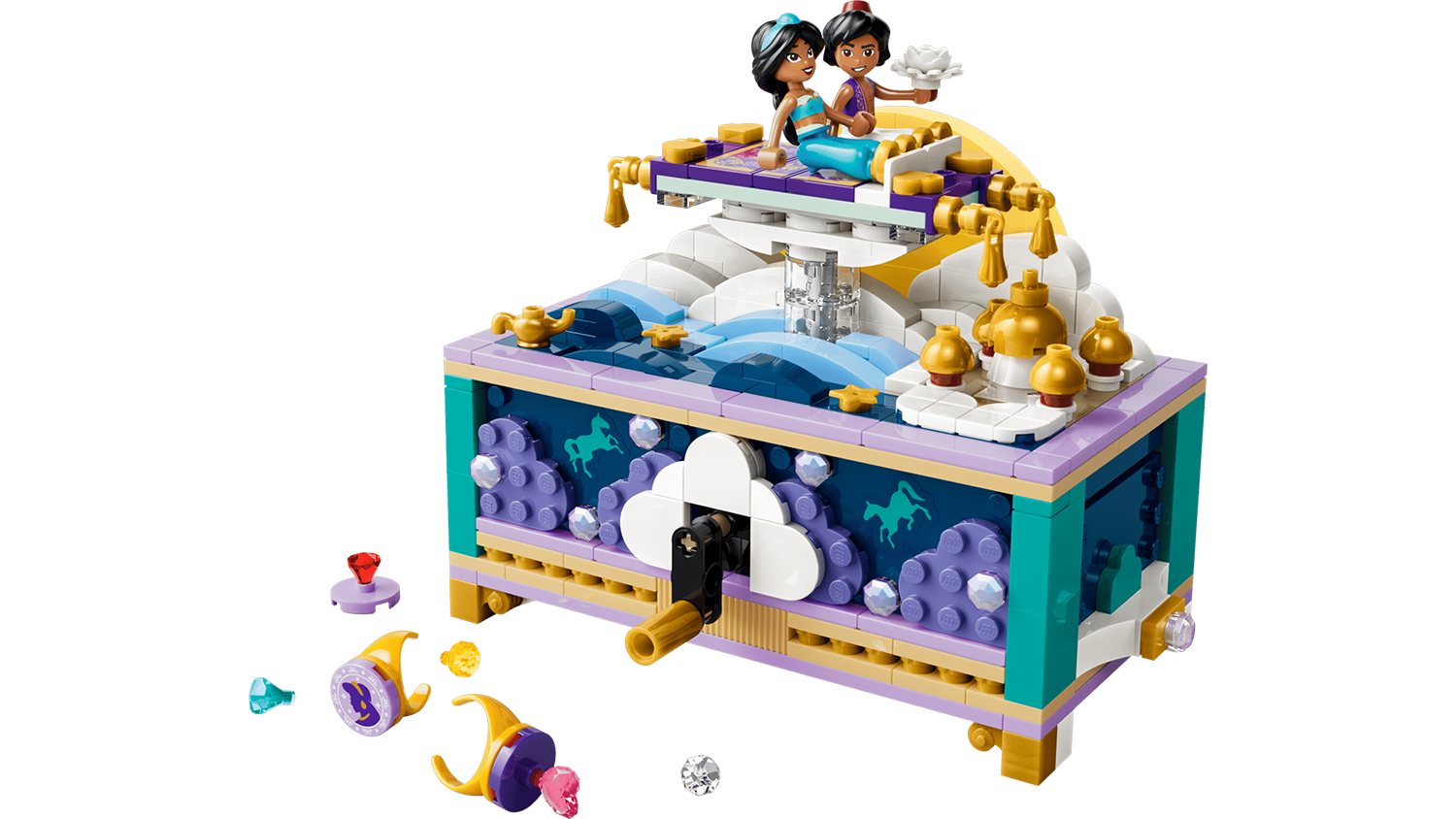 Stavebnica LEGO® Disney Princess® 43295 Jazmínina šperkovnica
