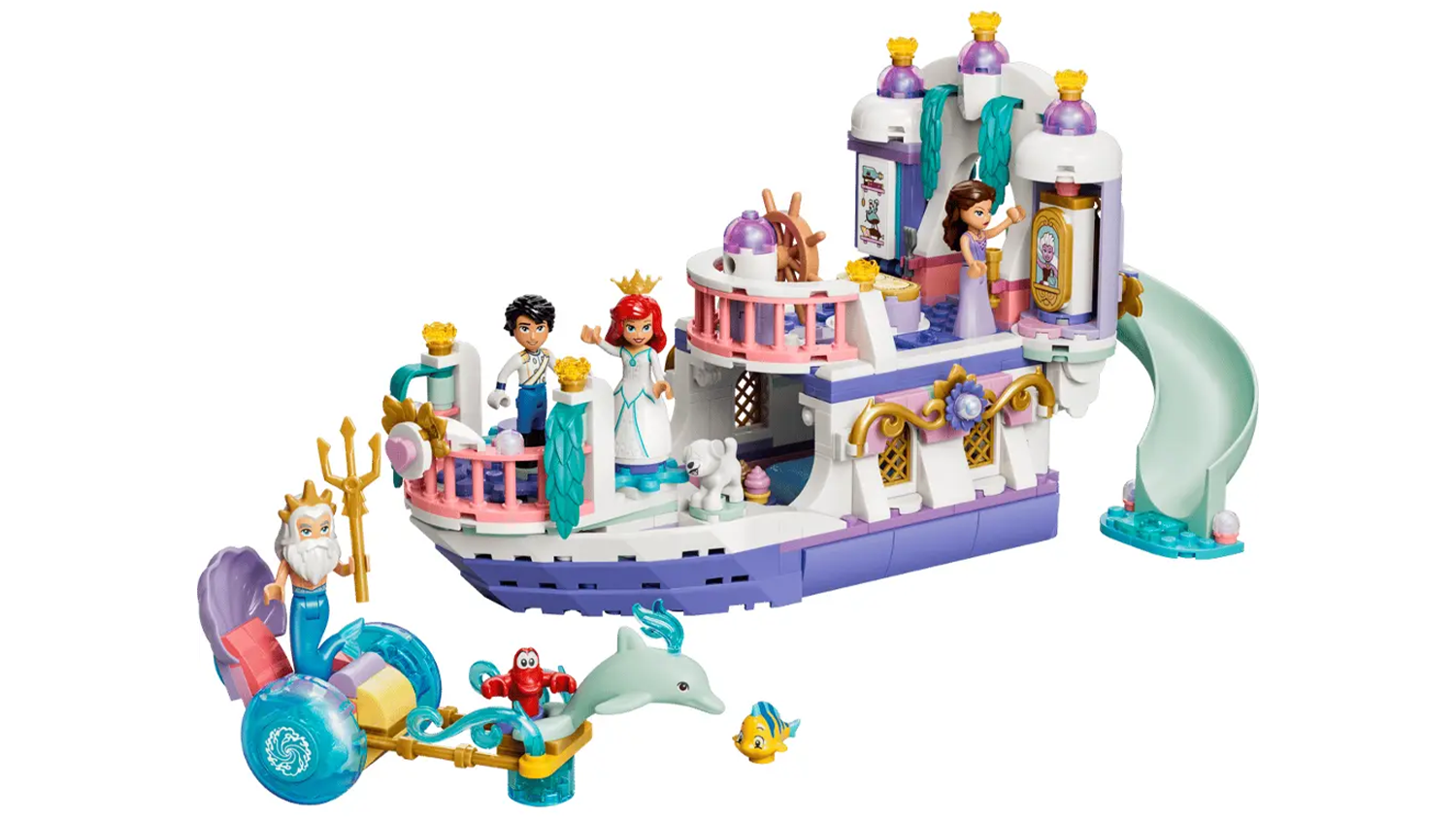 Stavebnice LEGO® Disney Princess® 43299 Arielina loď a královská svatba