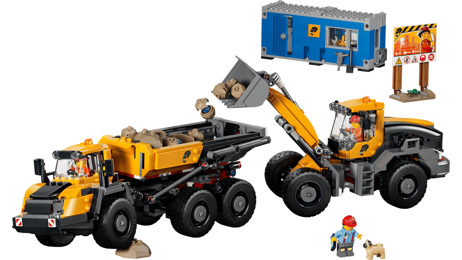 Stavebnice LEGO® City 60494 Sklápěč a čelní nakladač
