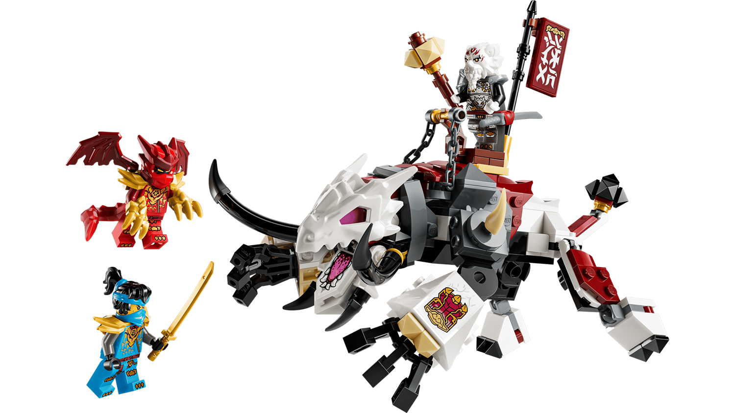 Stavebnica LEGO® NINJAGO® 71863 Zilvar a dračia beštia Grimtak