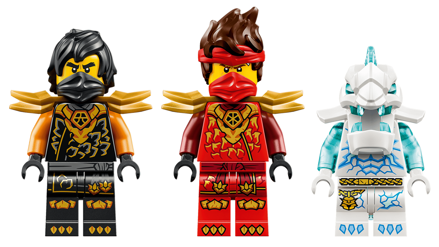 Minifigurky ze stavebnice LEGO&reg; NINJAGO&reg; 71864 Kombinovateln&aacute; vozidla Kaie a Colea