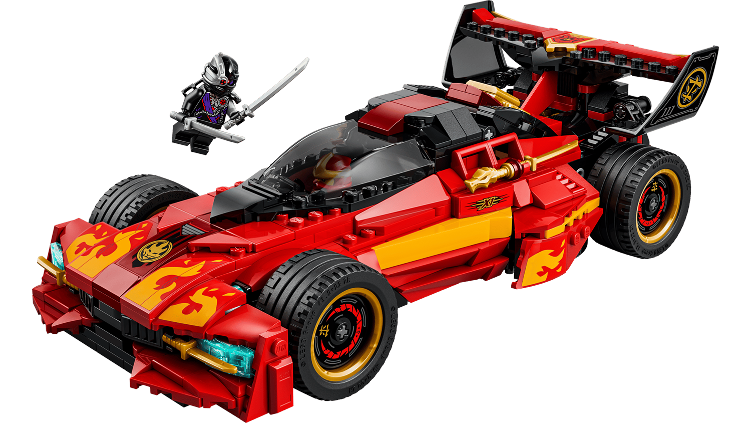 Stavebnice LEGO® NINJAGO® 71867 Kaiův červený bourák: 15 let NINJAGO