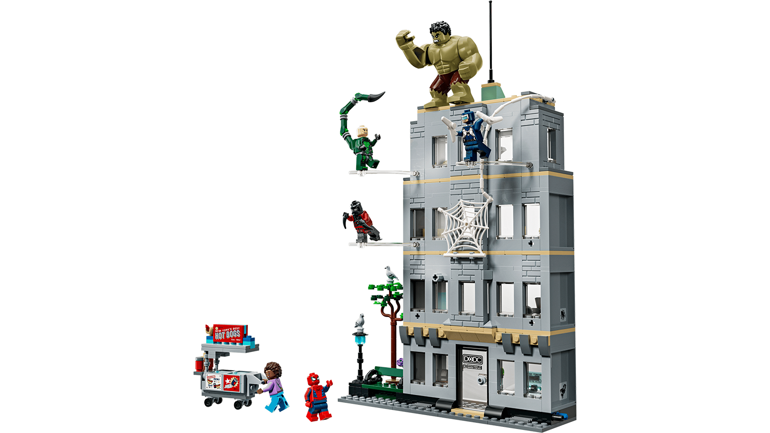 Stavebnice LEGO® Marvel 76350 Epické střetnutí: Spider-Man vs. Hulk