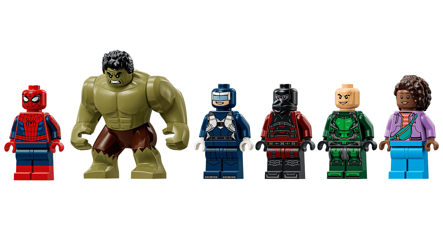 Figurky ze stavebnice LEGO® Marvel 76350 Epické střetnutí: Spider-Man vs. Hulk