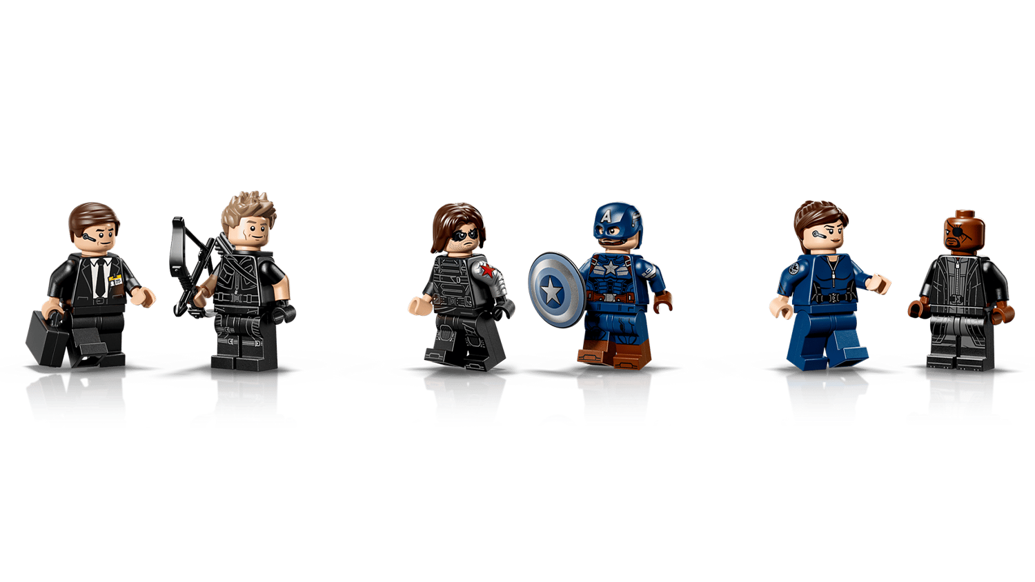 Figurky ze stavebnice LEGO® Marvel 76354 Helicarrier S.H.I.E.L.D.