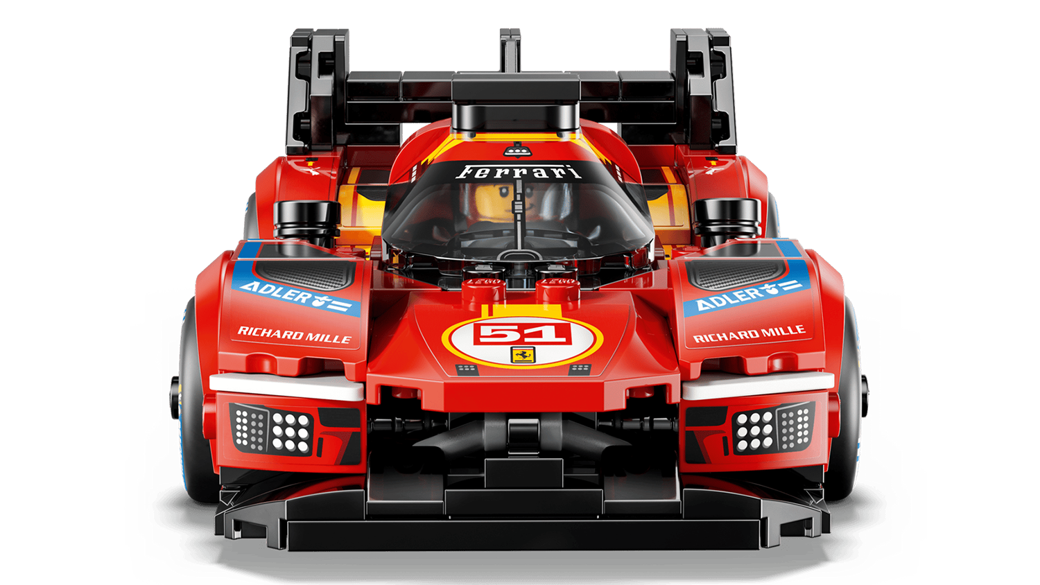 Model zo stavebnice LEGO® Speed Champions 77261 Ferrari 499P spredu
