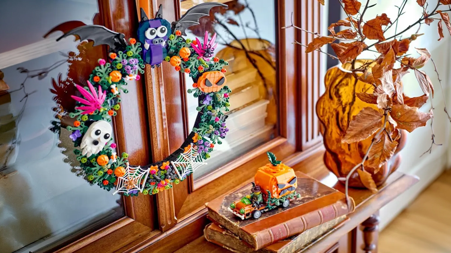 Stavebnica LEGO® Icons 40825 Halloweenský veniec ako jesenná dekorácia