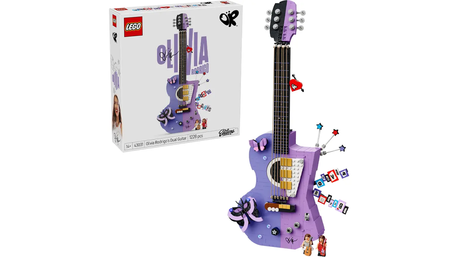Stavebnica LEGO® Editions 43031 Dvojitá gitara Olivie Rodrigo