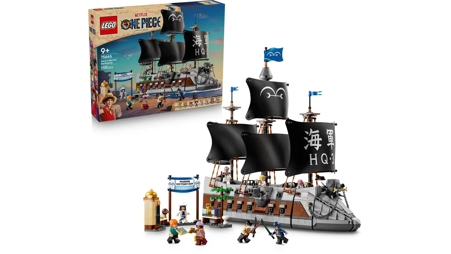 Stavebnica LEGO® One Piece 75646 Garpova námorná vojnová loď