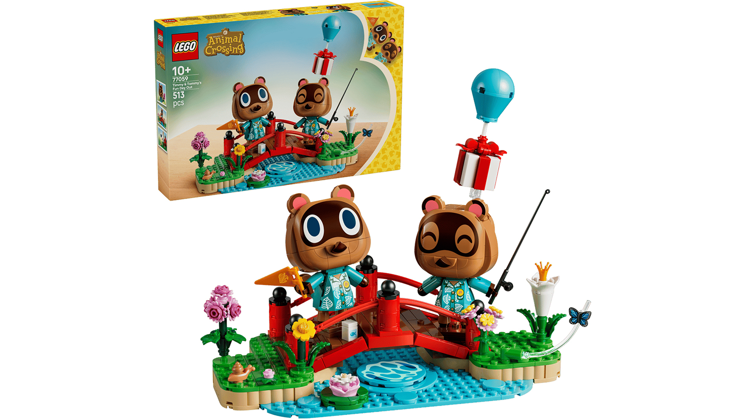 Stavebnica LEGO&reg; Animal Crossing&trade; 77059 Timmy a Tommy a z&aacute;bavn&yacute; deň vonku