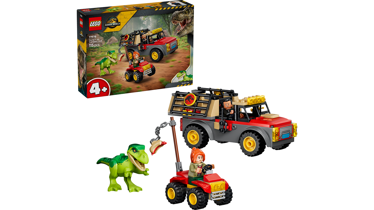 Stavebnice LEGO&reg; Jurassic World&trade; 77978 N&aacute;klaď&aacute;k na přepravu mal&eacute;ho T-Rexe