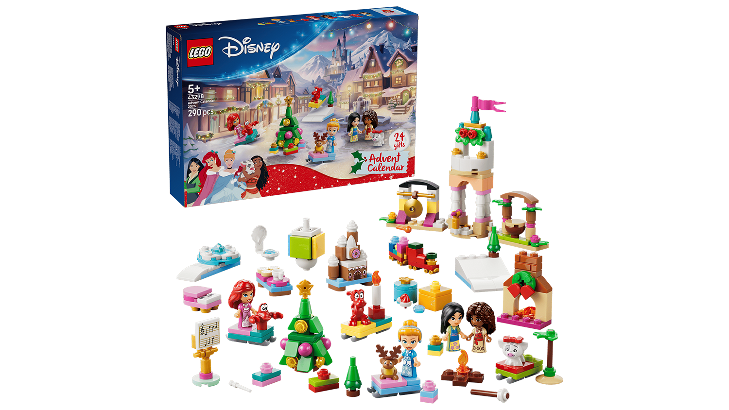 Stavebnica LEGO® Disney Princess Adventný kalendár 2026 43298