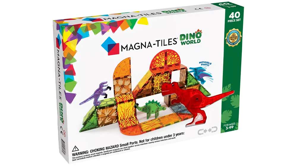 Magnetick&aacute; stavebnice MAGNA-TILES Dino MT-22840 40 ks_01
