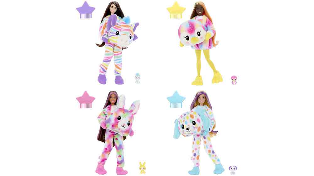 Panenky Barbie Cutie Reveal ze série Barevné sny – 4 varianty_01