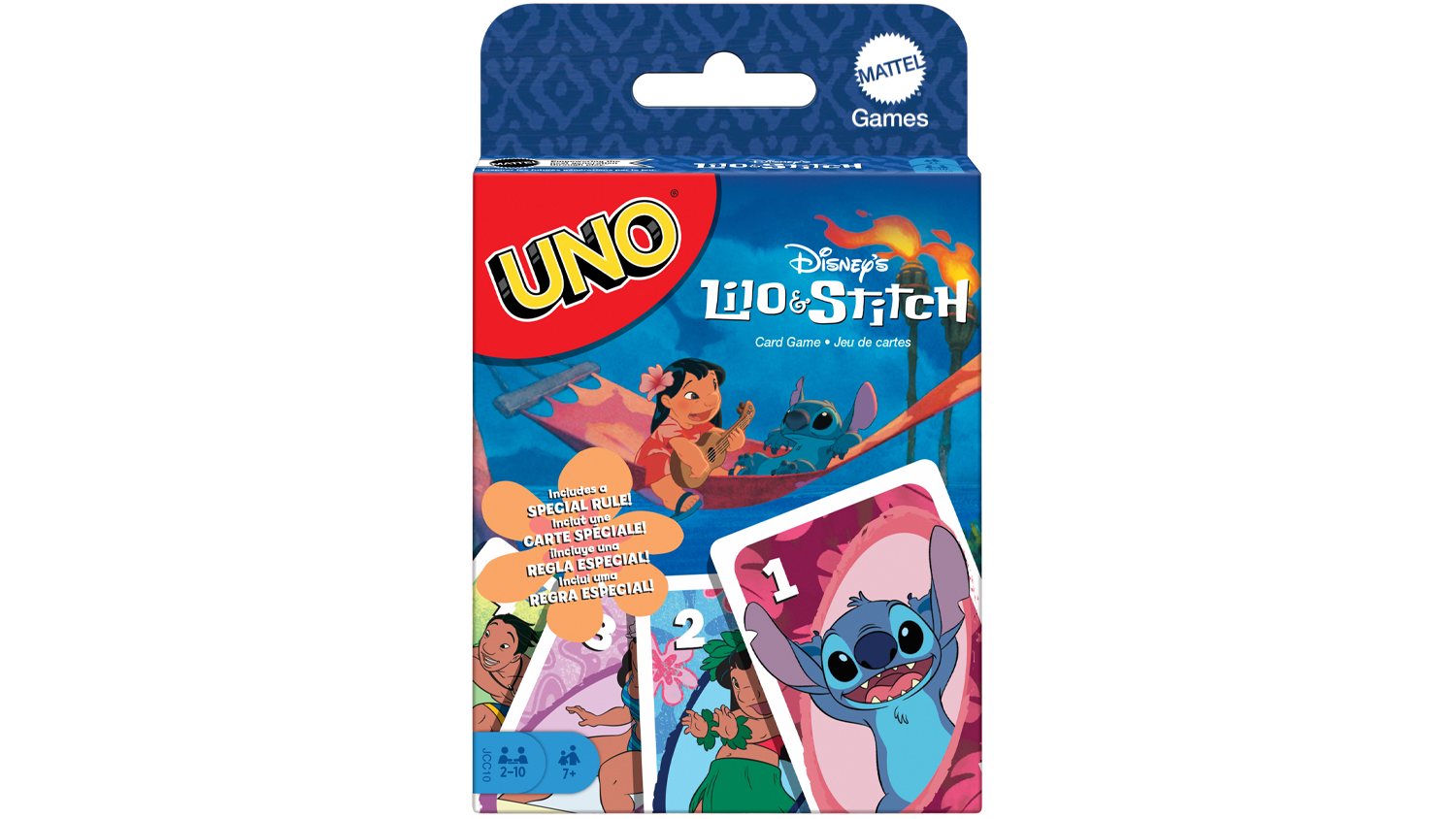 Karetní hra Mattel JCC10 UNO Lilo & Stitch