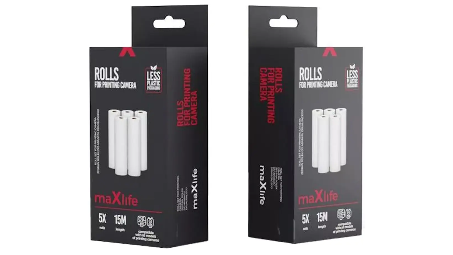 Sada náhradních rolí do termotiskáren MAXLIFE 5 ks