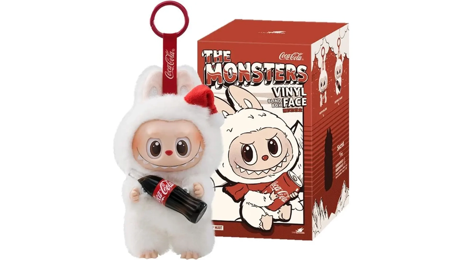 Postavička Labubu The Monsters Pop Mart - Coca Cola